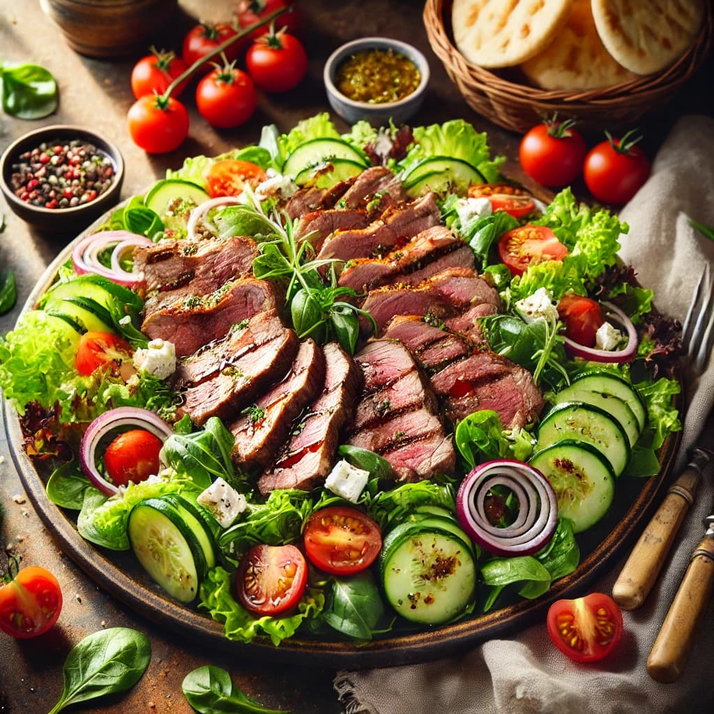 Lamb Salad Platter